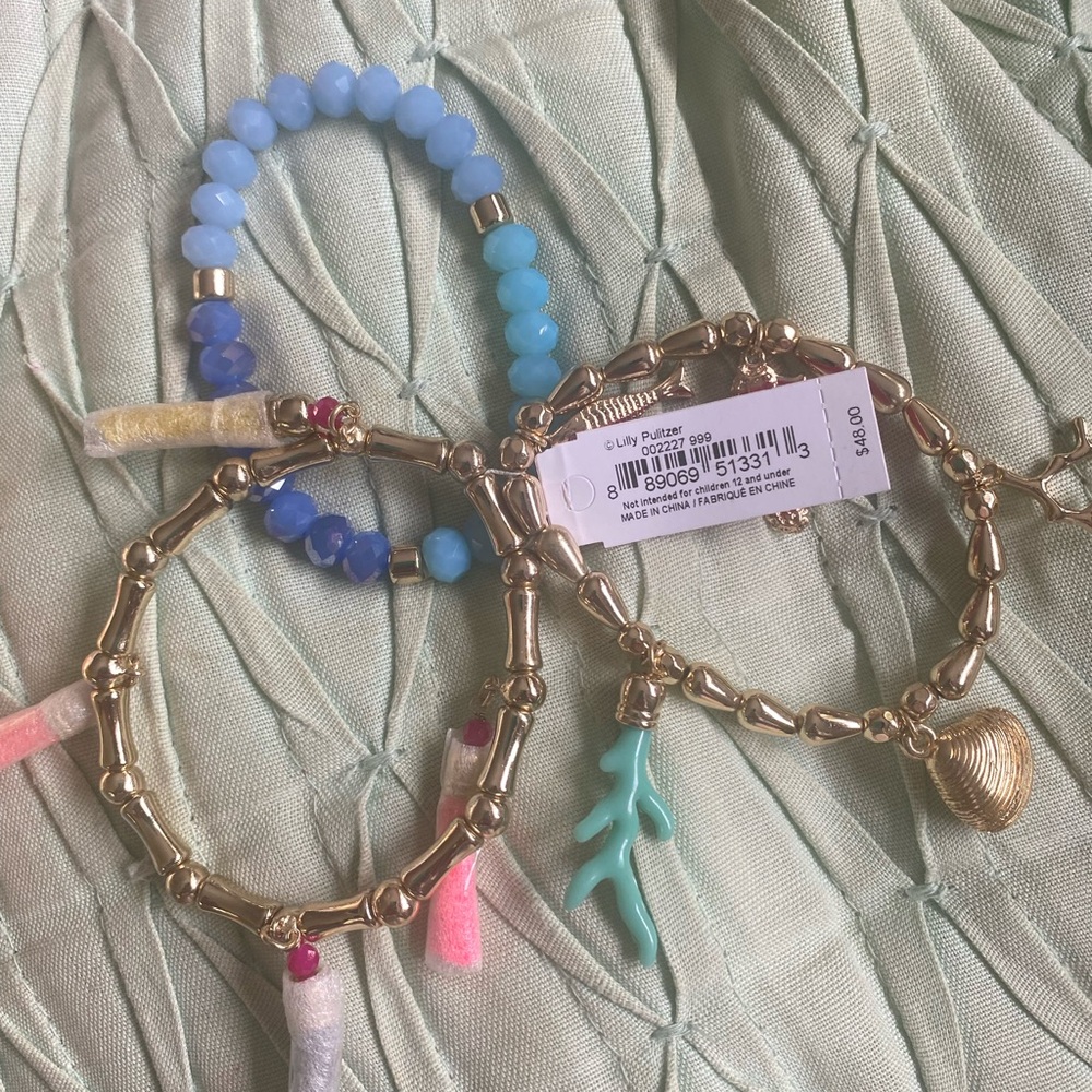 Lilly Pulitzer Island Calypso Bracelets NEW WITH TAGS